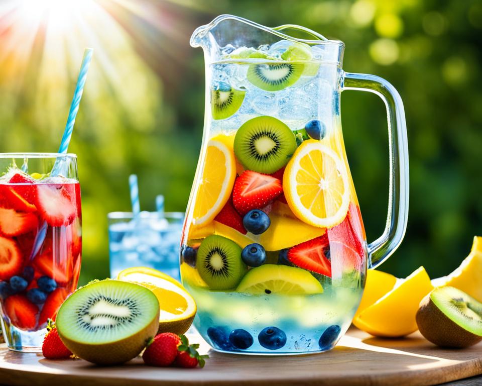 fruit-infused water